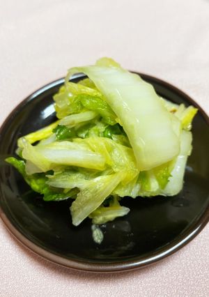 塩昆布の残り塩で！白菜の浅漬け-レシピのメイン写真