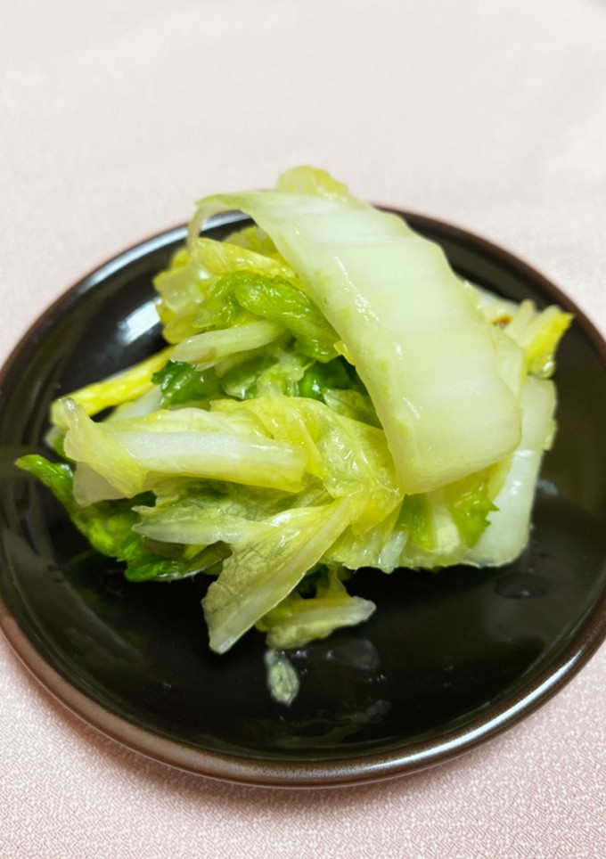 塩昆布の残り塩で！白菜の浅漬け-レシピのメイン写真