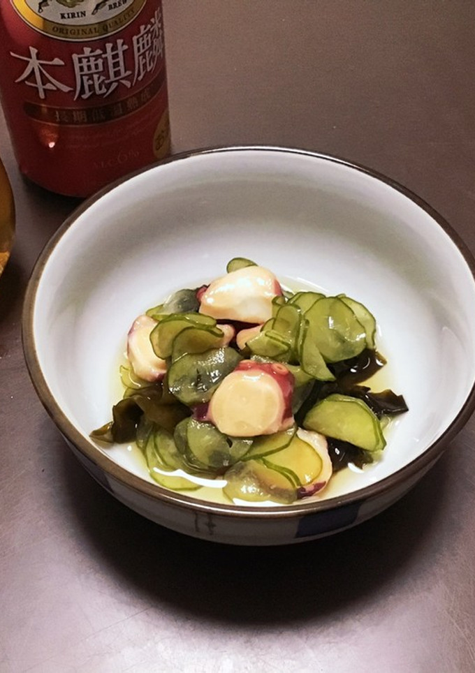 作り置きで絶品！タコの酢の物-レシピのメイン写真