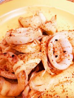 ピリ辛!いかの味噌マヨ炒め-レシピのメイン写真