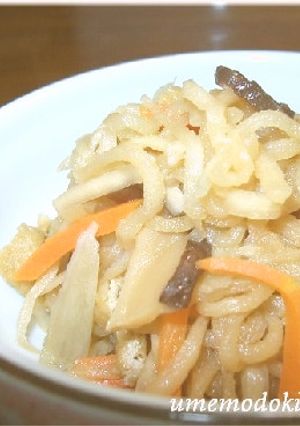 ラー油入り「切り干し大根煮」-レシピのメイン写真