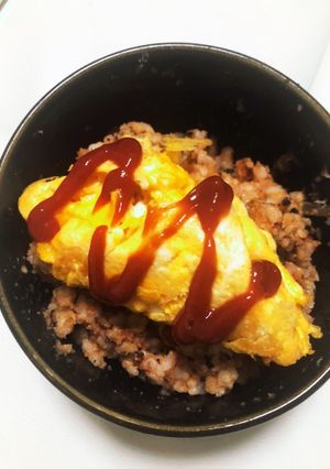 大満足!貧乏オムライス-レシピのメイン写真