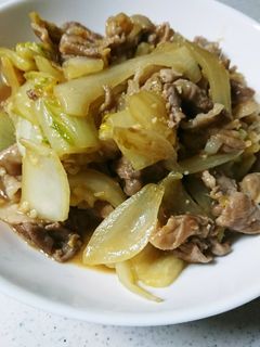 豚肉と白菜の味噌炒め-レシピのメイン写真