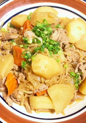 ビールで肉じゃが-レシピのメイン写真