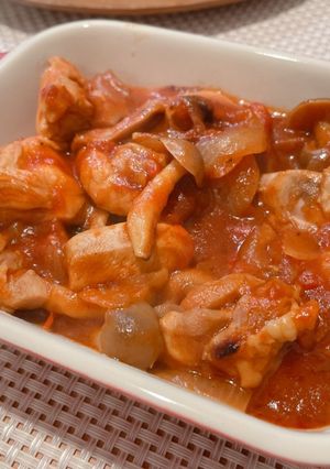 【時短】美味しい鶏肉のトマト煮-レシピのメイン写真