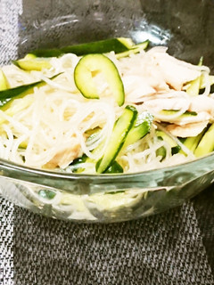 鶏ささみの春雨サラダ-レシピのメイン写真