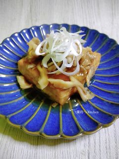 *厚揚げのきのこあんかけ*-レシピのメイン写真