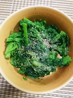 春がきた〜菜の花のお浸し-レシピのメイン写真