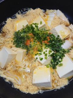 はくさいと豆腐の卵とじ煮-レシピのメイン写真