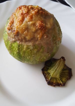 ズッキーニの肉詰め-レシピのメイン写真