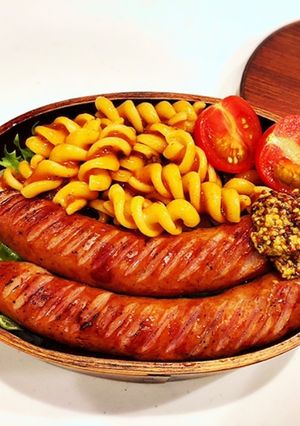 のっけ弁当(ロングウィンナー)-レシピのメイン写真