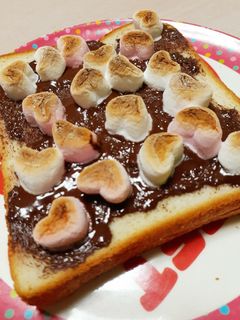 チョコマシュマロトースト-レシピのメイン写真