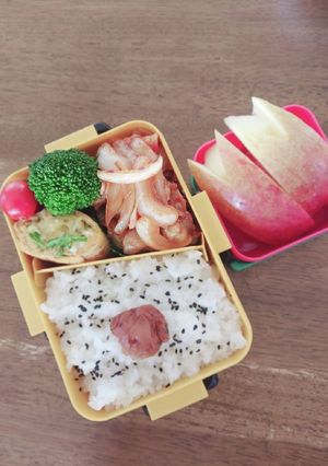 ポークチャップ弁当♪-レシピのメイン写真