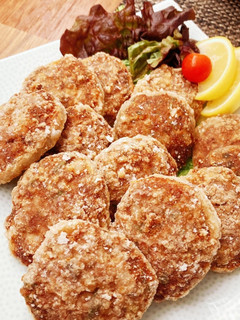レンコンの肉のせ揚げ!-レシピのメイン写真