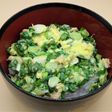 ツナとわけぎのふわふわ卵丼【JA福岡市】