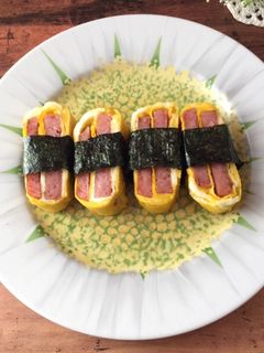 小さい卵焼き スパム入り-レシピのメイン写真