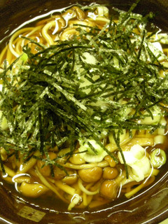 なめこおろし稲庭うどん(200円ランチ)-レシピのメイン写真