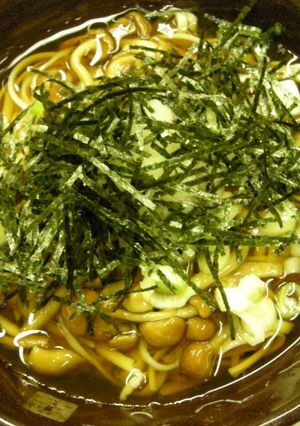 なめこおろし稲庭うどん(２００円ランチ）-レシピのメイン写真