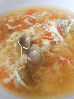 きのことトマトと卵のスープ-レシピのメイン写真