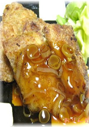 秋刀魚の竜田揚げ♡さっぱりねぎポンソース-レシピのメイン写真