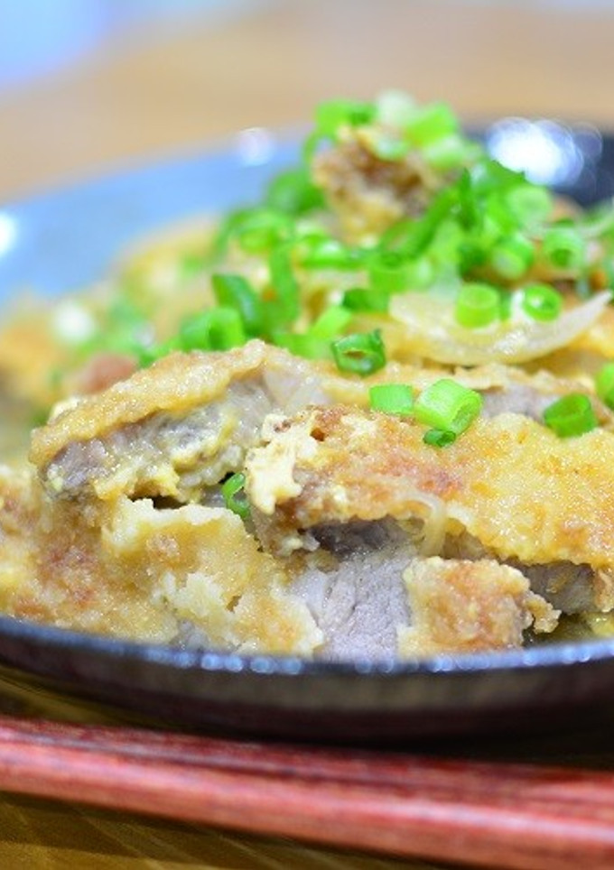 サクサクとんかつのふんわり卵とじ♬-レシピのメイン写真