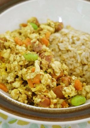 ドライカレー風炒り豆腐-レシピのメイン写真