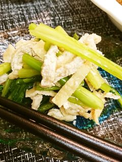 カブ葉と揚げ煮びたし-レシピのメイン写真