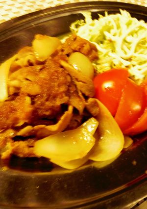 定食屋さんの豚の生姜焼きをお家で-レシピのメイン写真