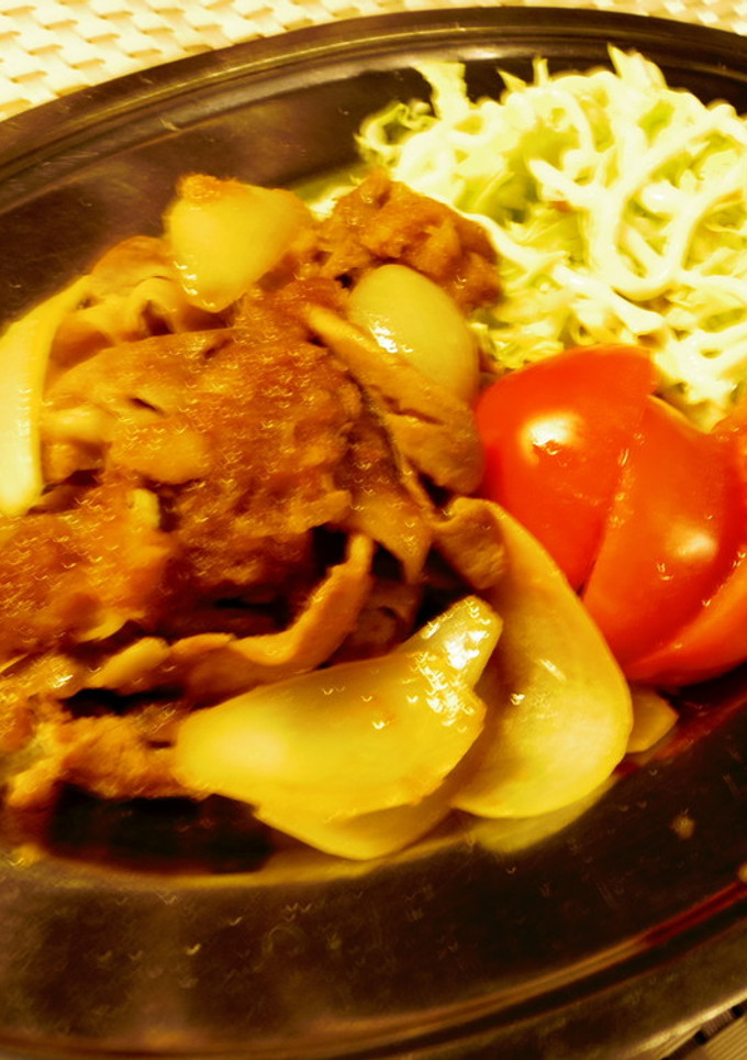 定食屋さんの豚の生姜焼きをお家で-レシピのメイン写真