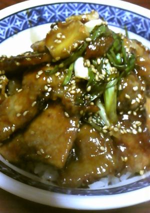 簡単豚テリ丼♪♪-レシピのメイン写真