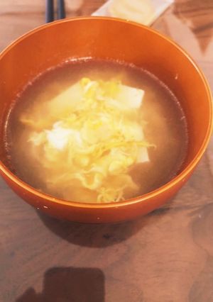 卵と豆腐のスープ-レシピのメイン写真