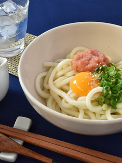 休日ランチに!カンタン明太釜たまうどん♪-レシピのメイン写真