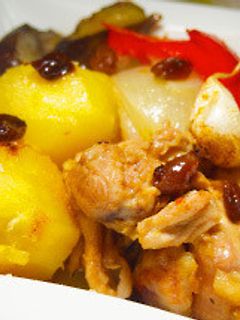 チキンとレーズンのガーリックオイル煮-レシピのメイン写真