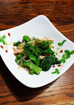 菜花のからし和え　菜の花　白滝入り-レシピのメイン写真