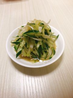 新玉葱ときゅうりの中華サラダ-レシピのメイン写真