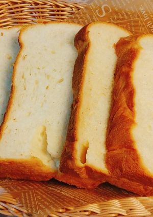 HBで☆しっとりふんわり甘めの食パン-レシピのメイン写真