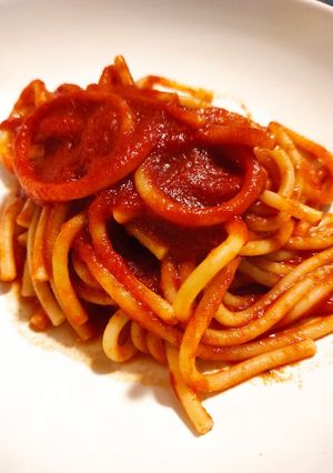 本場のシンプルなトマトソースのパスタ-レシピのメイン写真