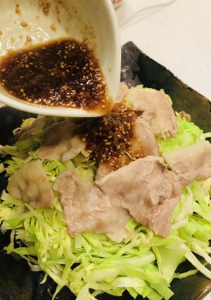 簡単！さっぱり豚キャベツサラダ-レシピのメイン写真