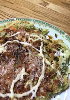 醤油マヨ！野菜たっぷりねぎ焼き-レシピのメイン写真