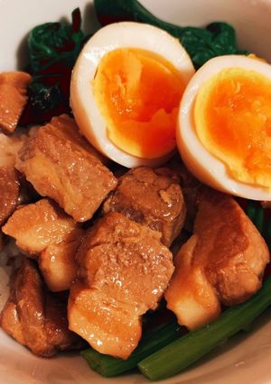 ルーロー飯☆圧力鍋で豚バラとろとろ！-レシピのメイン写真