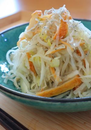 セロリと丸天のちりめん大根サラダ-レシピのメイン写真