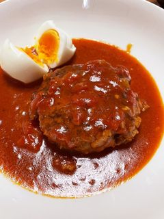 *トマト煮込みハンバーグ*-レシピのメイン写真