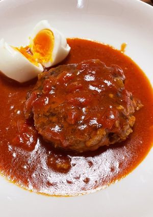 ＊トマト煮込みハンバーグ＊-レシピのメイン写真