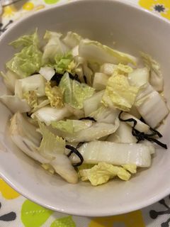 白菜の塩昆布和え-レシピのメイン写真