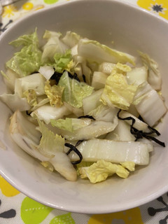 白菜の塩昆布和え-レシピのメイン写真