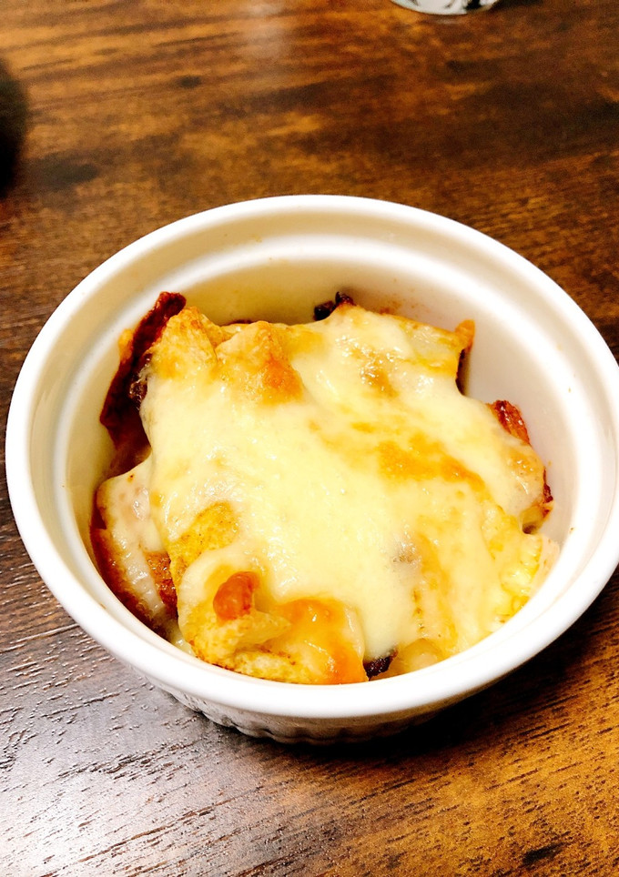 さつま揚げと油揚げのチーズカレー焼き-レシピのメイン写真