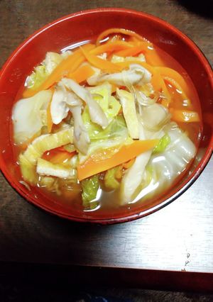 白菜と舞茸の煮物~春雨入り-レシピのメイン写真