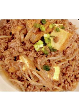 時短！もやしとひき肉のトロトロあんかけ-レシピのメイン写真