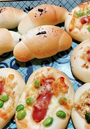 前日仕込んで☆朝30分で焼きたてパン-レシピのメイン写真