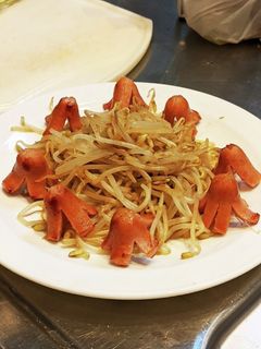 子ども喜ぶタコウインナーともやし炒め-レシピのメイン写真
